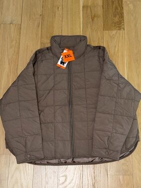 Roxy Women’s Quilted Brown Jacket Size XXL